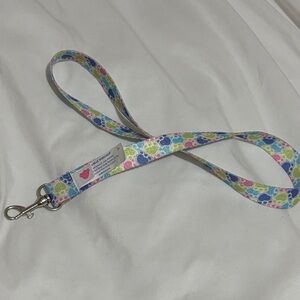 Build-A-Bear Colorful Paw Print Leash